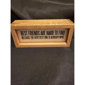 Best Friend Inset Box Sign Already Mine